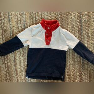 Janie and Jack Tricolor Pullover Sweater